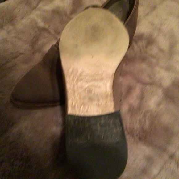 Free People Lost Valley Distressed Leather Pointy Toe Strappy Bootie Size 37/ 7 - Picture 4 of 4